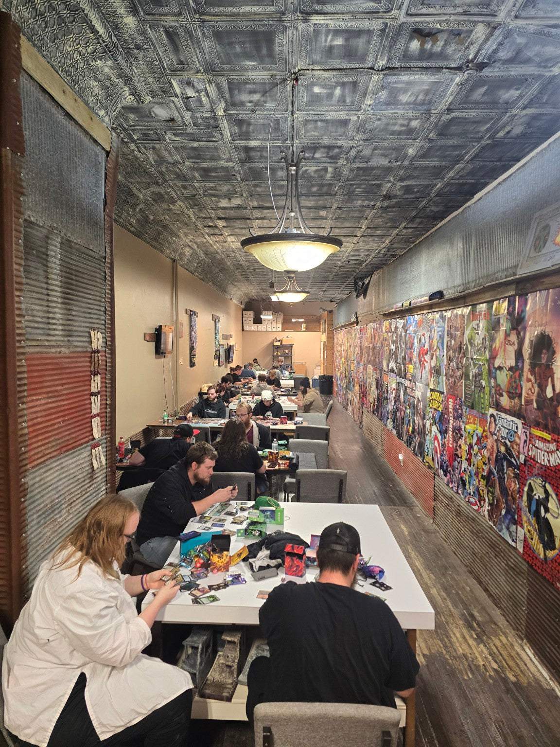 People playing at a Dungeons and Dodgers event